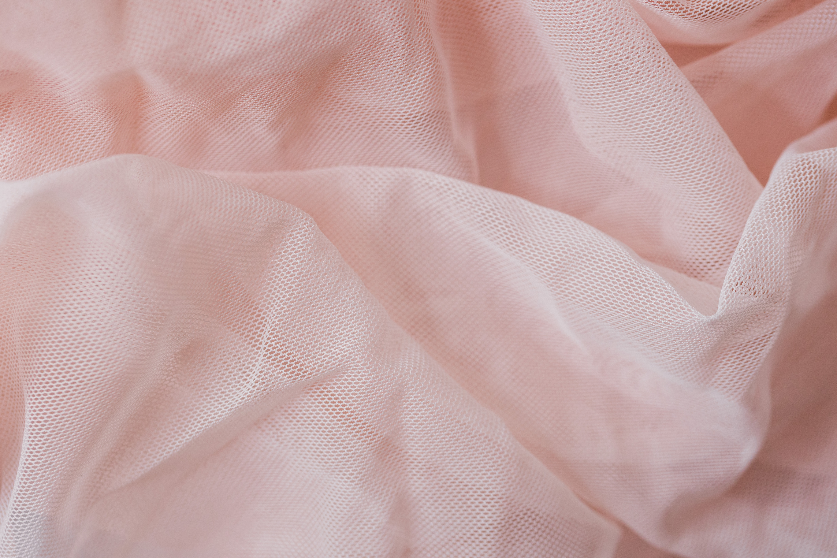 Light Pink Tulle Fabric